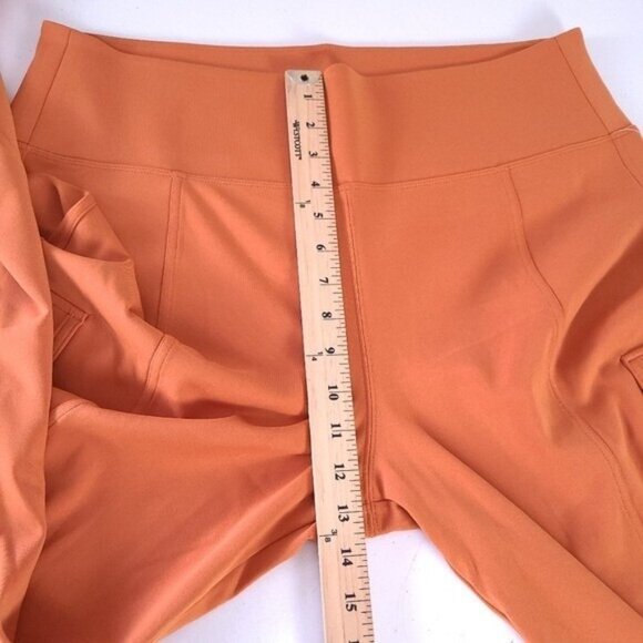 Athleta NWT Womens Delancey Orange Straight Cargo Pants Size 1X - Picture 5 of 11